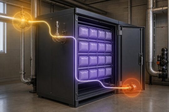 Industrial PCM thermal battery cabinet