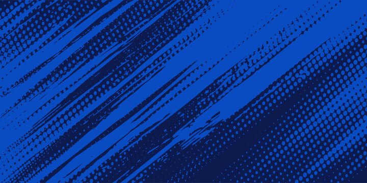 blue color pattern gradient grunge texture background. Dots pop art comics sport style vector illustration Abstract background dark blue with modern corporate concept. Eps 10