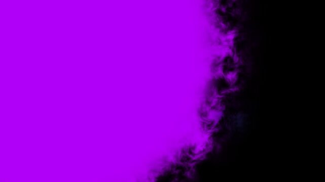 Transitions of purple expanding paint stains on white backdrop Grunge Ink spreads and fills the screen. flows and streams. black ink watercolor effect on wet white canvas, ink drop effect