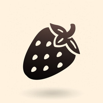 Vector Icon of Strawberry