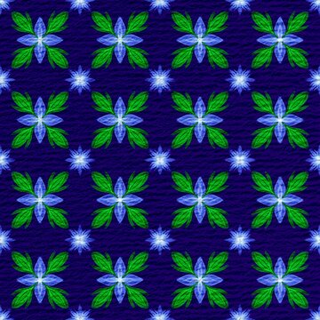 blue flowers background