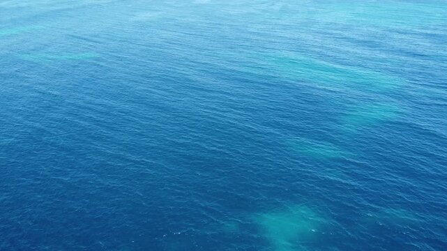 deep blue water
