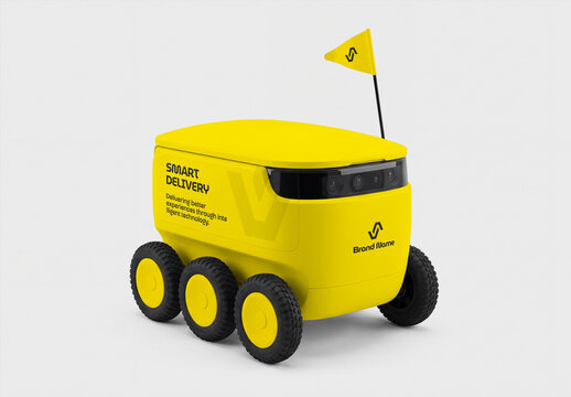 Smart Delivery Robot Mockup