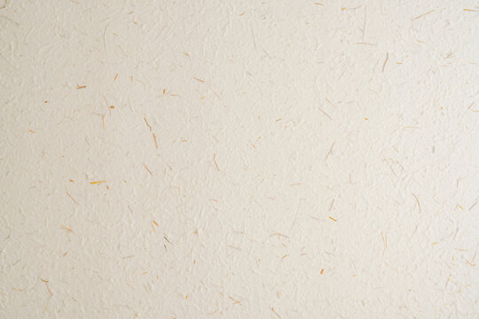 Hanji Korean Mulberry Paper Texture Background with Natural Fibers for Design