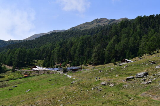 Die Matscher Alm im Matscher Ral in S&uuml;dtirol 