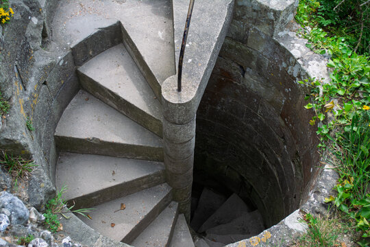 old stone staircase