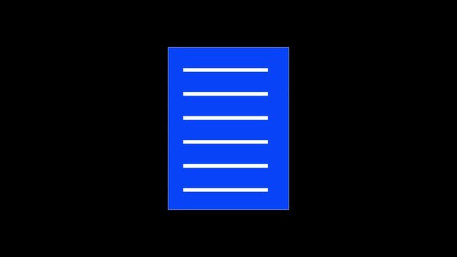 glowing neon blue color square rectangle picture frame icon animation display neon box footage shape round seamless Neon lights blinking lines moving animation
