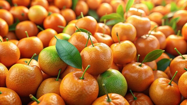 Jeruk medan cherry manis sweet indonesian orange yellow green