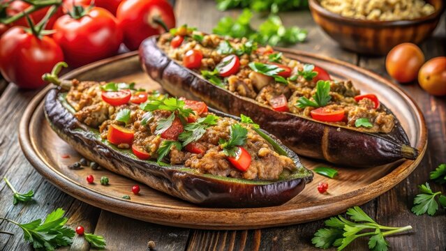 Mam bay ld a imam bayildi the most popular turkish dishes stuffed eggplant with onions garlic tomatoes and herbs