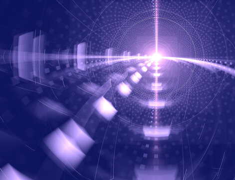 digital data stream visualization, futuristic network connection, glowing fiber optic technology, high speed internet transmission, quantum computing power, cybersecurity encryption, big data