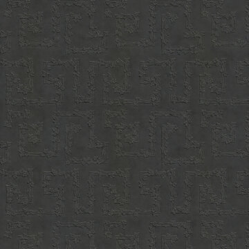 Charcoal Embossed Floral Wallpaper Dark Ornamental Pattern Texture