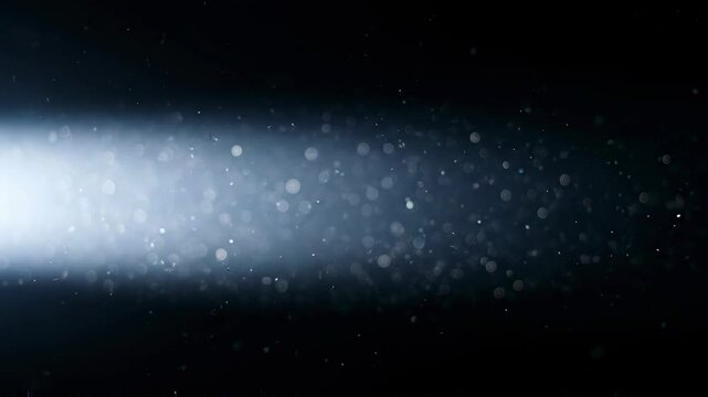 Delicate dust specks in black and white tones, atmospheric dust bringing tranquility energy to advertising design work