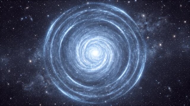 Whirling Galaxy Vortex Spiraling Through Deep Space with Luminous Spiral Arms, Radiant Starlight, Cosmic Dust, and Mysterious Universe Atmosphere for Astronomy Exploration
