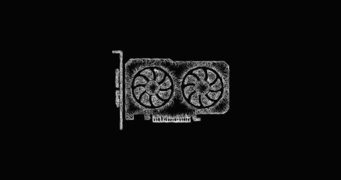 Sketch gpu icon animation - smooth progressive reveal