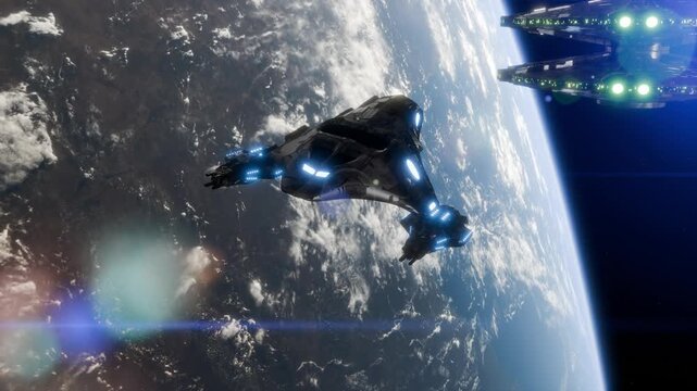 A science fiction clip from my imagination.