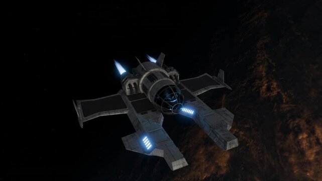 My science fiction world: space travel in the future.