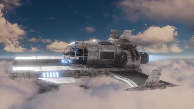 My science fiction world: space travel in the future.