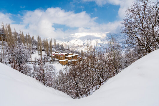 Uzuntas Village view in Bitlis Province of Turkey