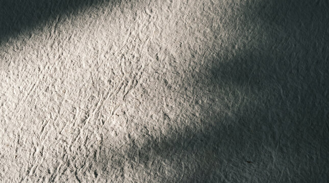 Rough watercolor paper texture background with dramatic shadow