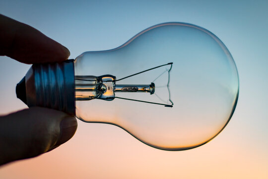 old incandescent light bulb, no longer in use
