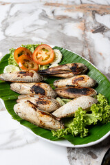 Fresh Grilled Mentarang Angelwing Clams Platter © udeyismail