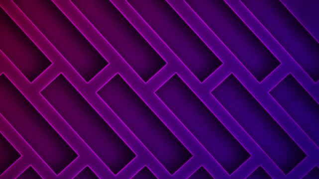 Abstract neon purple lines forming a geometric pattern with a gradient background