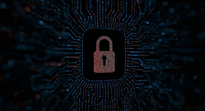 Data privacy PDPA icon with copy space for business presentations, A modern data privacy PDPA icon design with generous copy space perfect for enhancing business presentations and slideshows