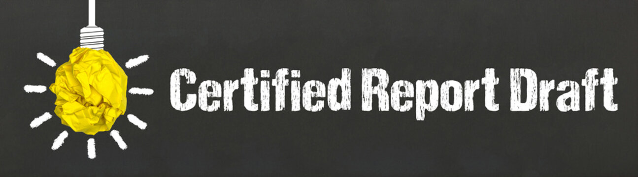 Certified Report Draft	
