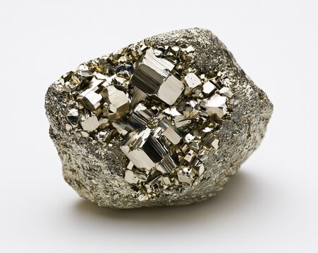 Pyrite Crystal Cluster