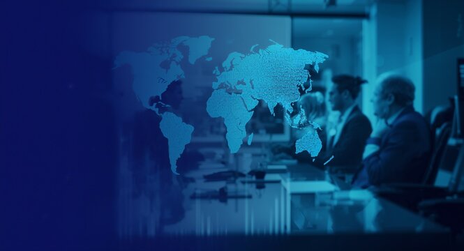 Showcase corporate tax adjustments resulting from tariff impositions with images of board meetings fiscal data analysis and strategic tax policy implementation with copy space on the left side