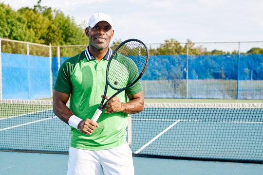 Black male Tennis player