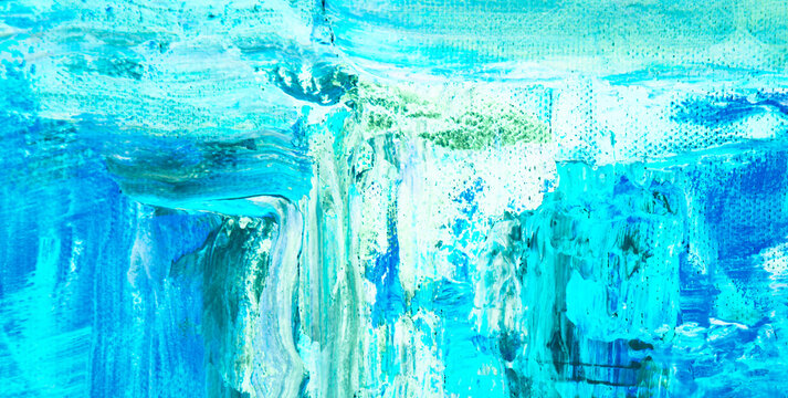 A Painting Blending Water, Light, and Dirty Parchment Textures