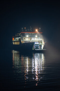 Ferry Loading at Night