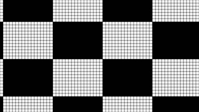 Abstract Digital Glitch Pattern: Futuristic Pixel Grid Animation Background