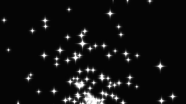 Animated question mark signs moving on black screen background, many white symbols raining and falling, mysterious glowing effect, confused motion graphic pattern, 4k animation.