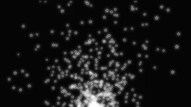 Animated white question marks moving on black screen background, falling question mark pattern, glowing symbol effect, confused motion graphic animation, mysterious 4k background video.