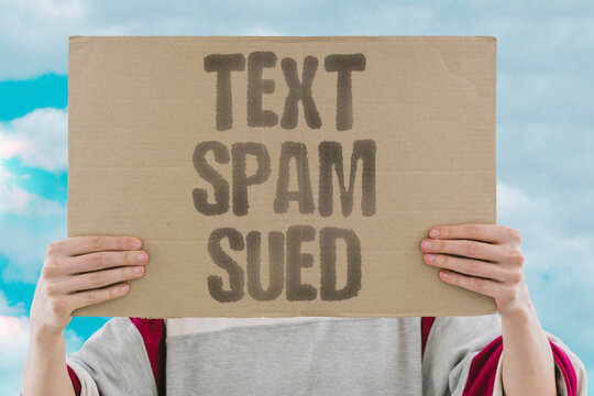 "Text spam sued" TCPA lawsuit for unwanted messages. TCPA. LAWSUIT. SPAM. TEXT. DAMAGES.