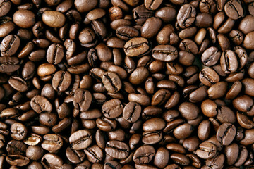 Fototapeta premium Roasted coffee beans