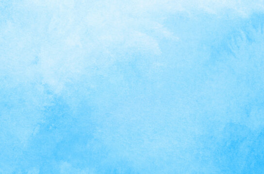 Abstract blue background in watercolor style