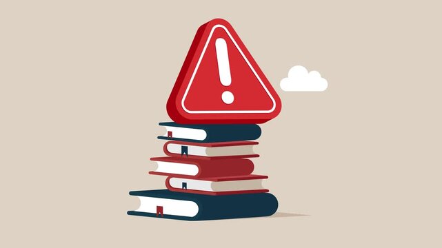 Education or knowledge highly questionable. Not of good quality learning or study for skill development to achieve business success. Problem. Animation video