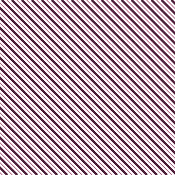 Repeating diagonal stripes pattern with alternating dark maroon and light pink lines on a white base