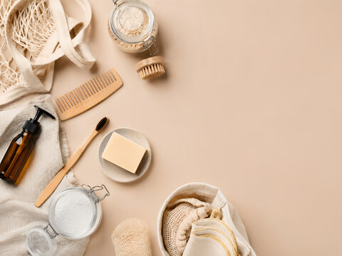 Eco Friendly Spa and Self Care Products in Natural Tones