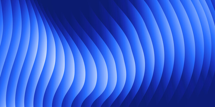Abstract blue wavy lines background