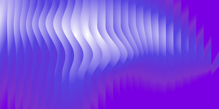 Abstract wavy vertical lines background in purple and blue