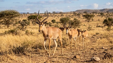 Hirola antelope © Jeewanthi