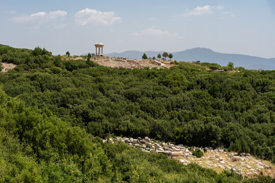 Tholos Nympaeum in Cibyra Ancient City in Burdur, Turkiye