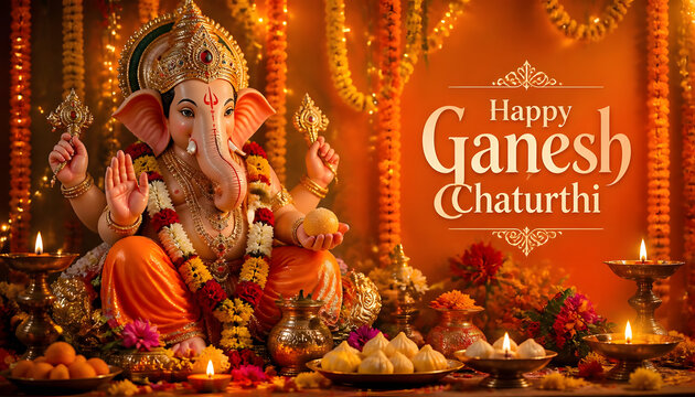 Ganesh Chaturthi background