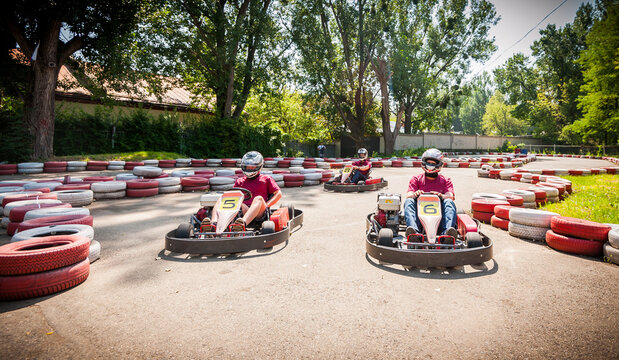 Go kart speed drive race