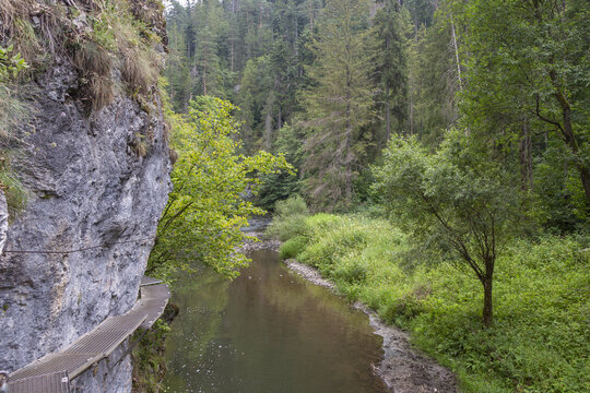 Slowakisches Paradies, berge und Schluchte