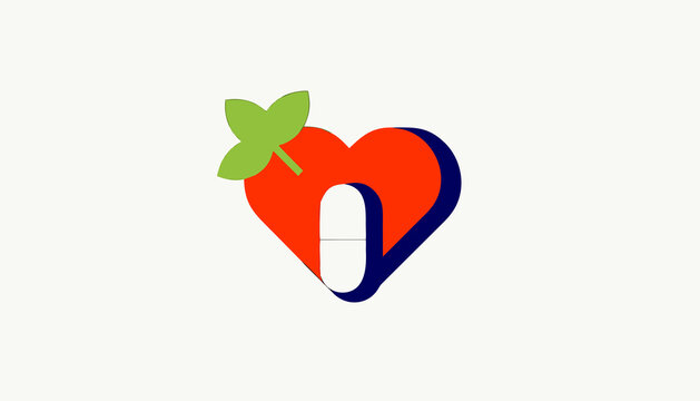 Love, ecology, environment icon. Health, medicine or oncology symbol .
